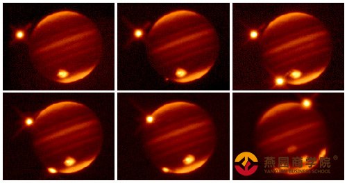 天文爱好者在木星南半球表面发现神秘黑斑(图)